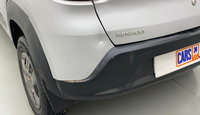 2017 Renault Kwid RXT 1.0 (O), Petrol, Manual, 23,602 km, Rear bumper - Slightly dented