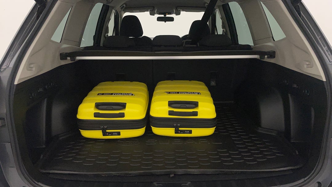 Boot Inside View with Luggage