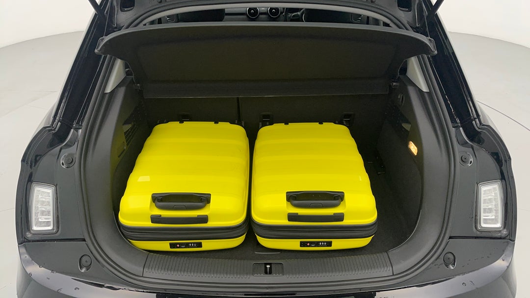 Boot Inside View with Luggage