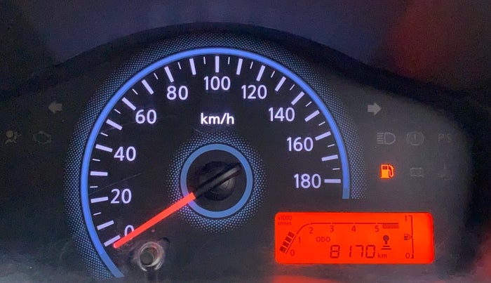 2017 Datsun Redi Go T (O), Petrol, Manual, 8,408 km, Odometer Image