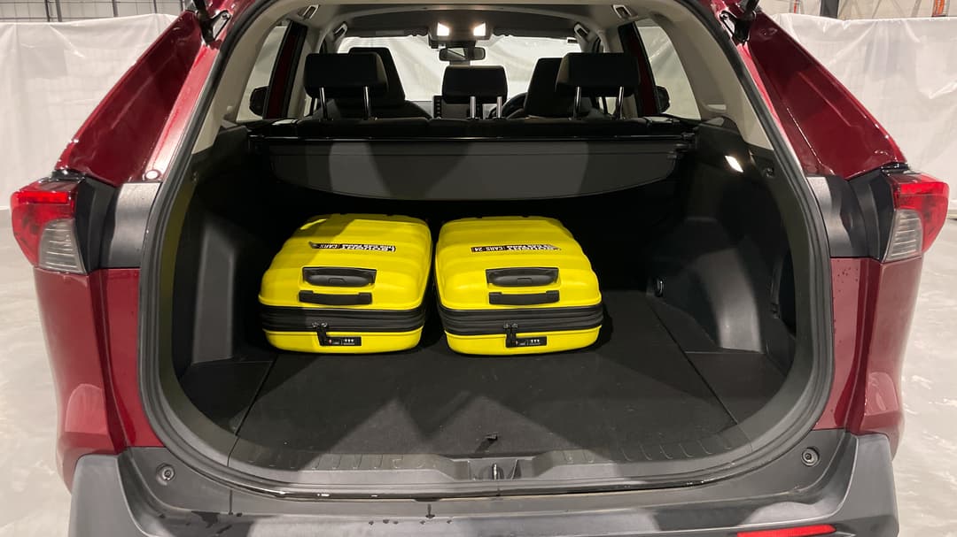 2022 Toyota RAV4 Gx (2WD), Automatic, 33625 km, Boot Inside View with Luggage