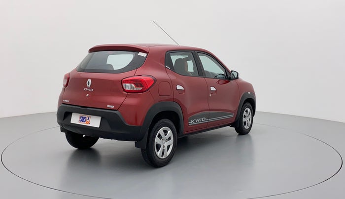 2018 Renault Kwid RXT 1.0 EASY-R AT OPTION, Petrol, Automatic, 8,482 km, Right Back Diagonal (45- Degree) View