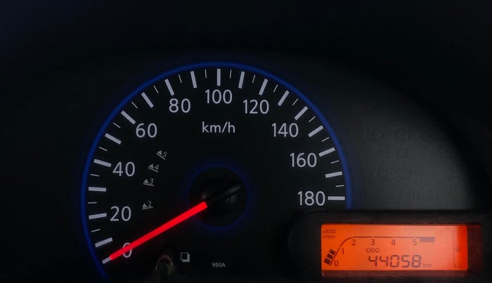 2016 Datsun Go T, Petrol, Manual, 44,092 km, Odometer Image