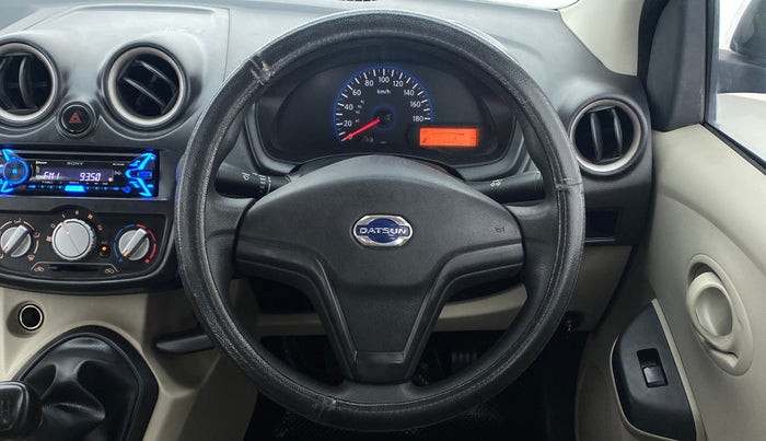 2016 Datsun Go T, Petrol, Manual, 44,092 km, Steering Wheel Close Up