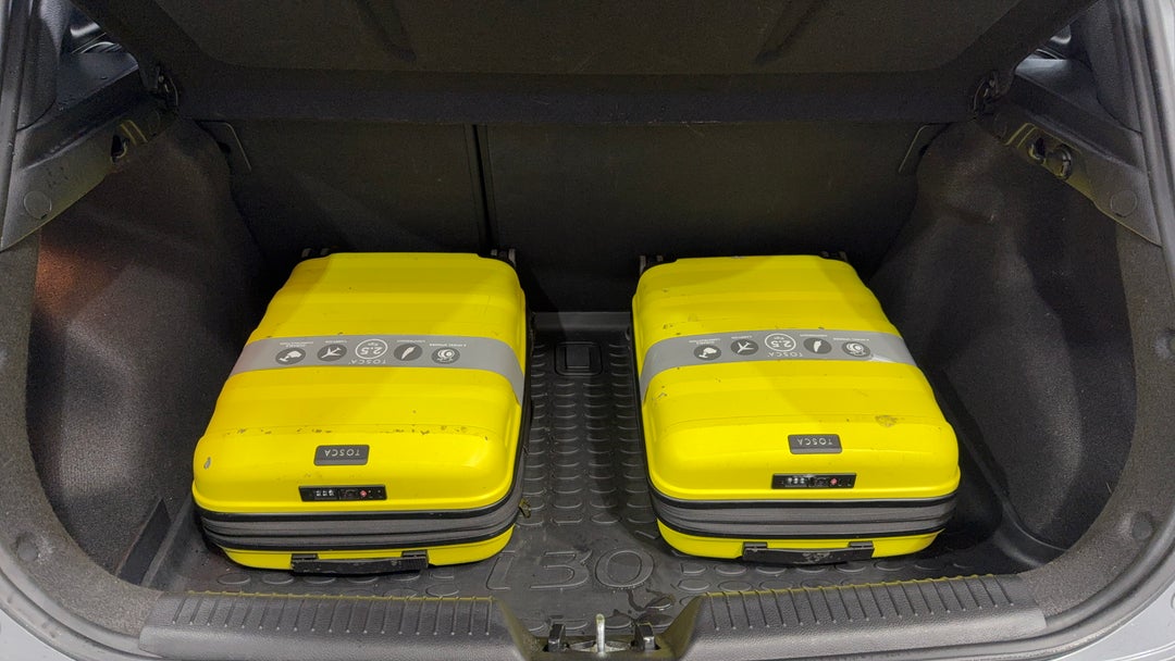 Boot Inside View with Luggage