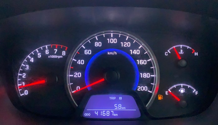 2013 Hyundai Grand i10 ASTA 1.2 VTVT, Petrol, Manual, 41,991 km, Odometer Image