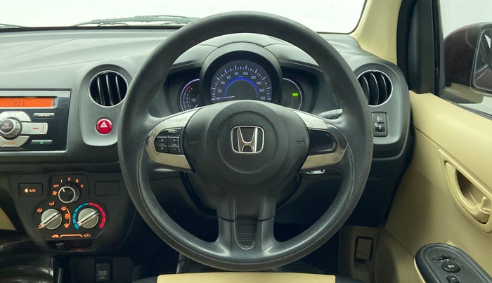 2015 Honda Amaze 1.2 SMT I VTEC, Petrol, Manual, 37,167 km, Steering Wheel Close Up