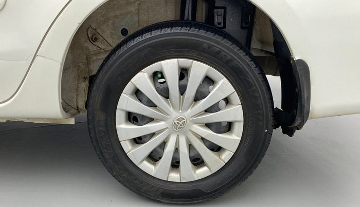 2011 Toyota Etios G, Petrol, Manual, 75,488 km, Left Rear Wheel