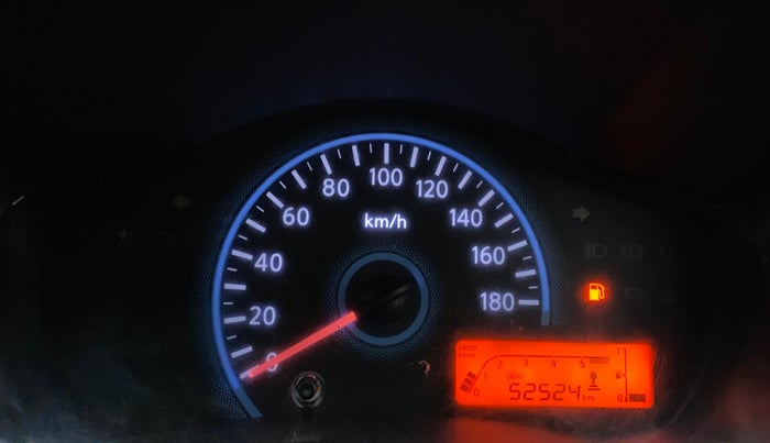 2017 Datsun Redi Go T (O), Petrol, Manual, 52,787 km, Odometer Image