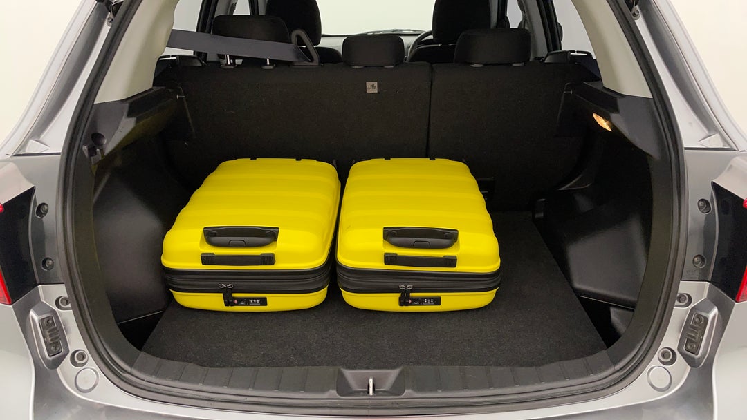 Boot Inside View with Luggage