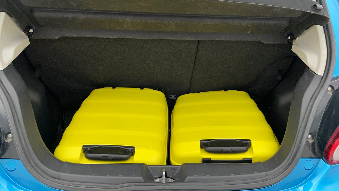 Boot Inside View with Luggage