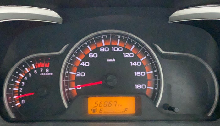 2016 Maruti Alto K10 VXI, Petrol, Manual, 56,067 km, Odometer Image