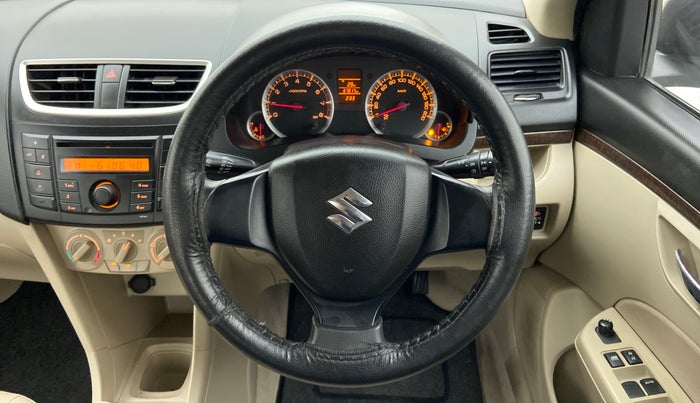 2012 Maruti Swift Dzire VXI, Petrol, Manual, 67,817 km, Steering Wheel Close Up