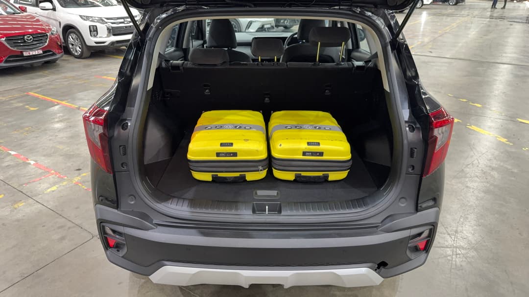 2023 Kia Seltos S (FWD), Automatic, 24375 km, Boot Inside View with Luggage