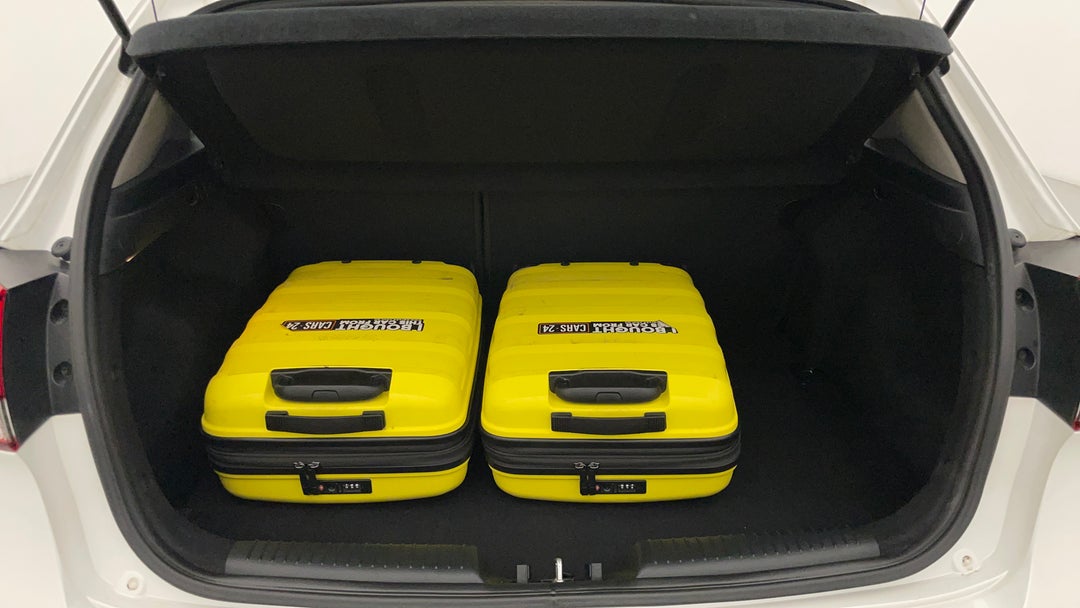 Boot Inside View with Luggage