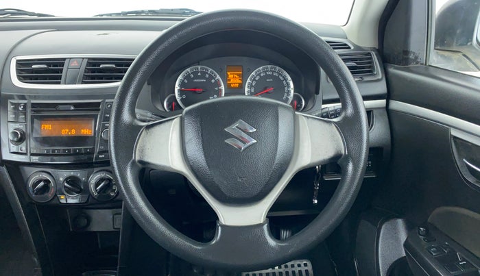 2015 Maruti Swift VXI, Petrol, Manual, 39,493 km, Steering Wheel Close Up