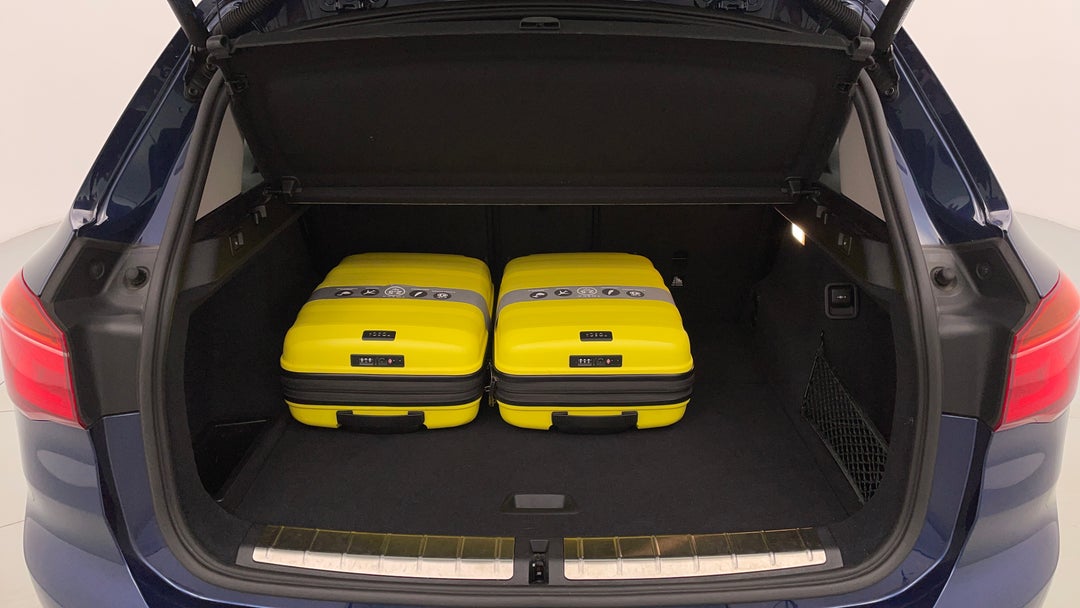 Boot Inside View with Luggage