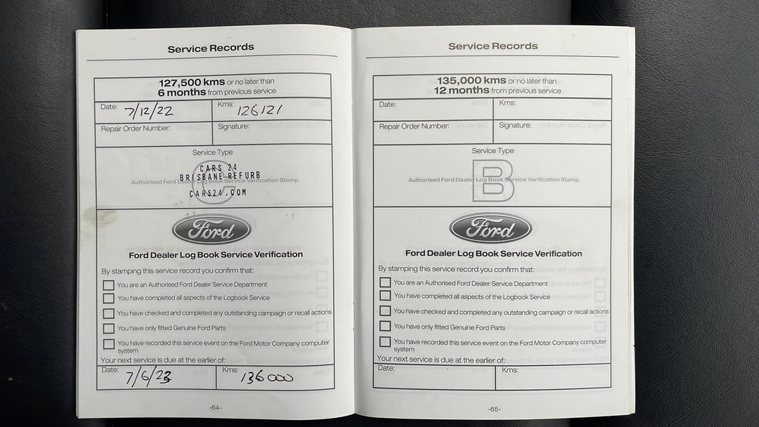 2016 Ford Territory Titanium (4x4), Automatic, 126123 km, Service History