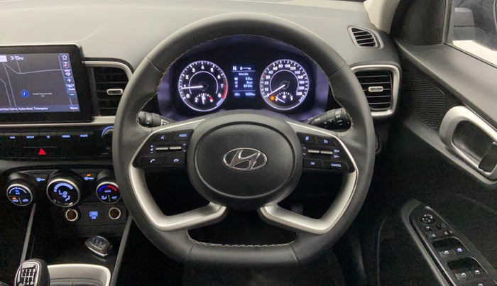 2021 Hyundai VENUE SX 1.0 (O) TURBO IMT, Petrol, Manual, 10,086 km, Steering Wheel Close Up