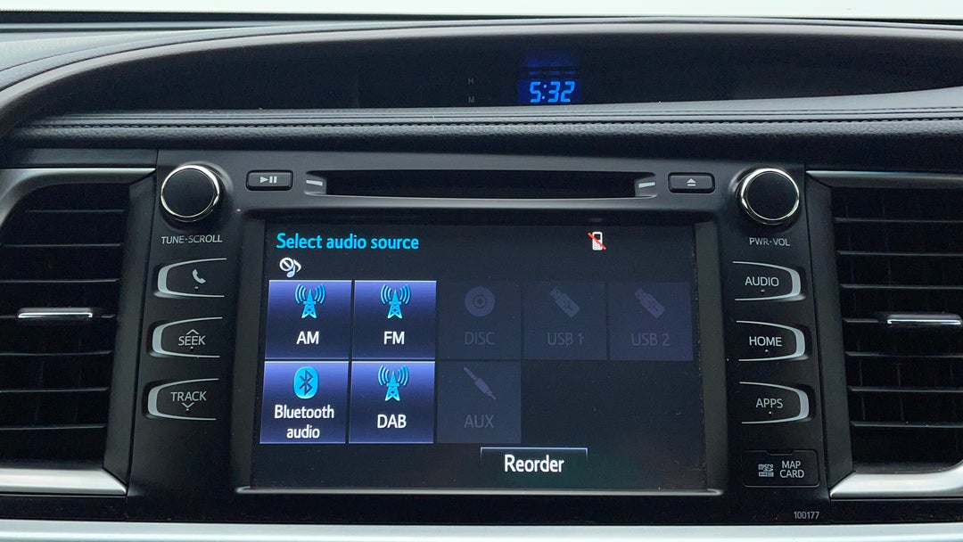 2016 Toyota Kluger Gxl (4x2), Automatic, 109334 km, Infotainment System