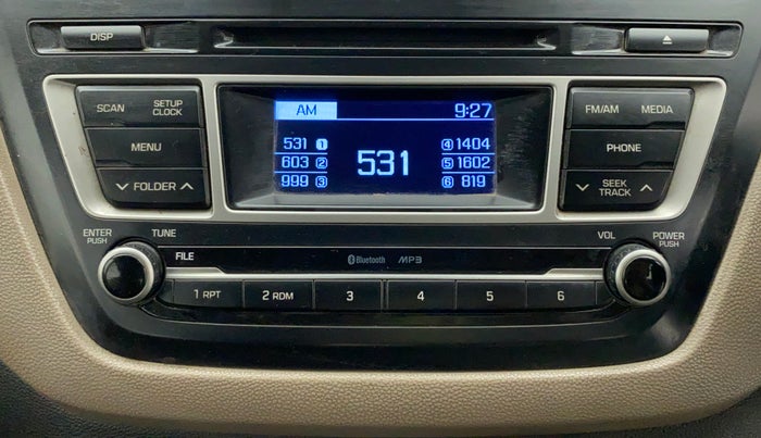 2015 Hyundai Elite i20 ASTA 1.2, Petrol, Manual, 59,234 km, Infotainment System