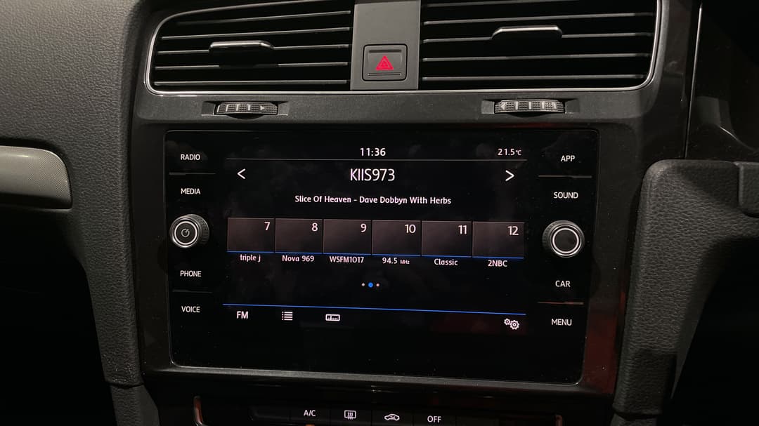 2018 Volkswagen Golf 110 Tsi Trendline, Automatic, 61339 km, Infotainment System
