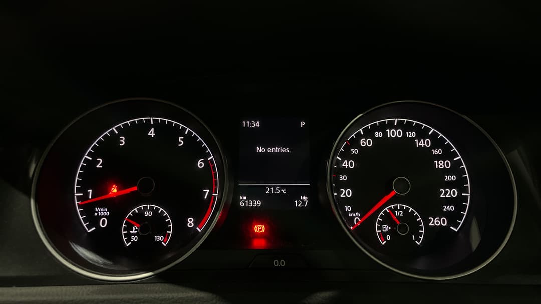 2018 Volkswagen Golf 110 Tsi Trendline, Automatic, 61339 km, Odometer View