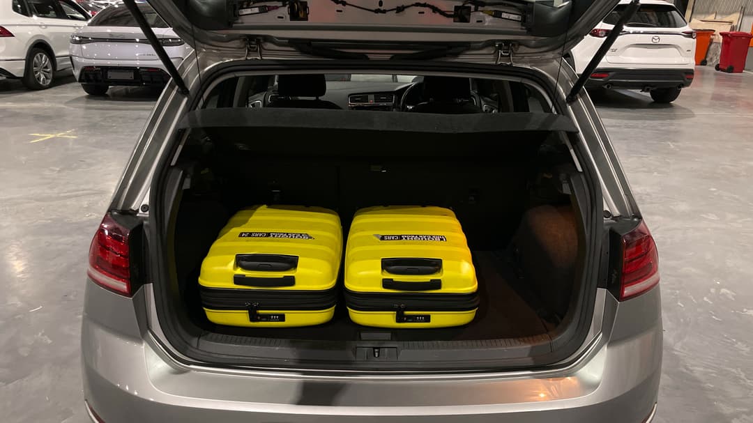 2018 Volkswagen Golf 110 Tsi Trendline, Automatic, 61339 km, Boot Inside View with Luggage