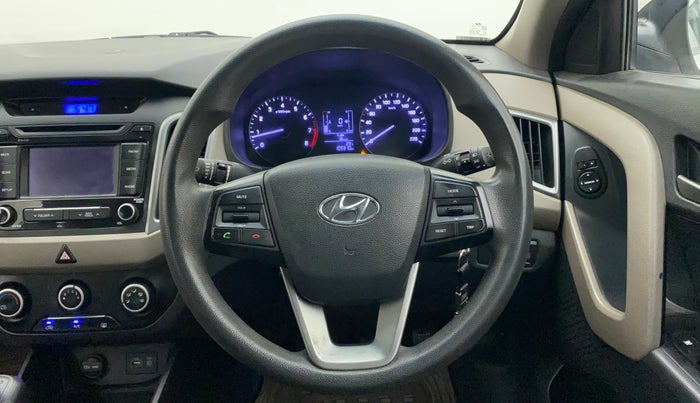 2016 Hyundai Creta S 1.6 PETROL, Petrol, Manual, 1,09,310 km, Steering Wheel Close Up