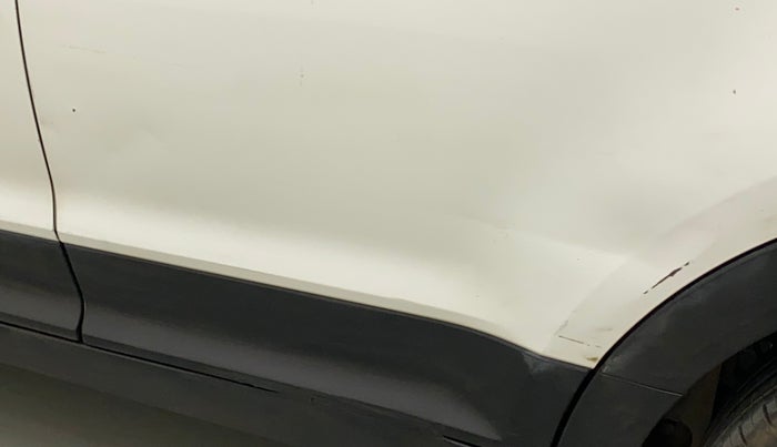 2016 Hyundai Creta S 1.6 PETROL, Petrol, Manual, 1,09,310 km, Rear left door - Slightly dented