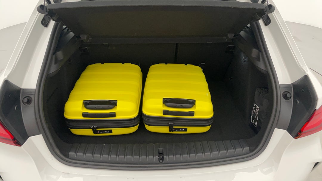 Boot Inside View with Luggage