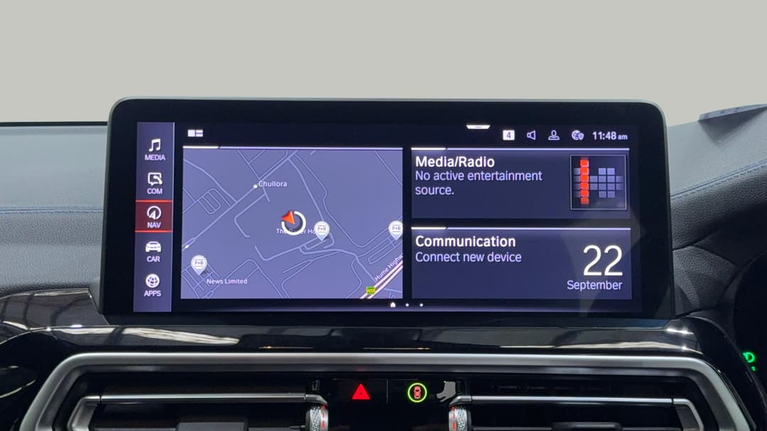 2022 BMW X3 xDrive30i M Sport, Automatic, 58542 km, Infotainment System
