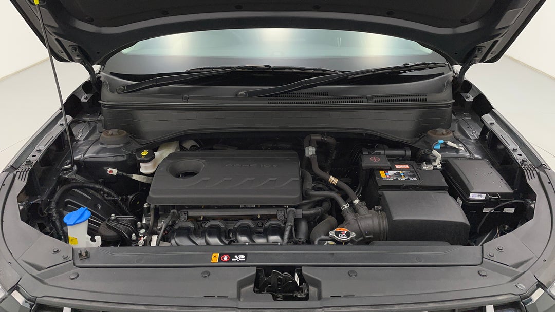 2022 Hyundai Venue Elite (black) Two-tone Roof, Automatic, 33881 km, Open Bonnet (Engine)