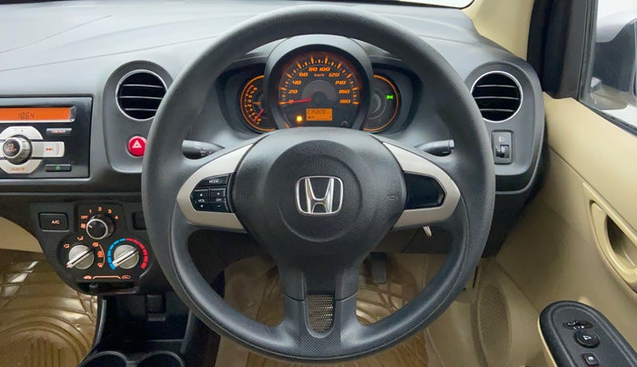 2014 Honda Amaze 1.2 SMT I VTEC, Petrol, Manual, 35,265 km, Steering Wheel Close Up