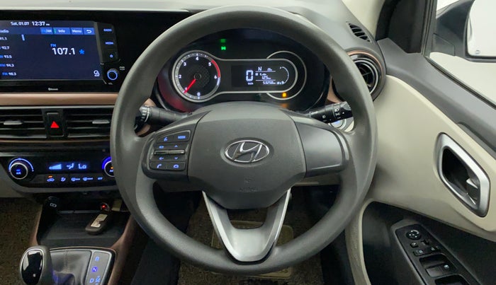 2020 Hyundai AURA SX PLUS 1.2 AMT CRDI, Diesel, Automatic, 58,033 km, Steering Wheel Close Up