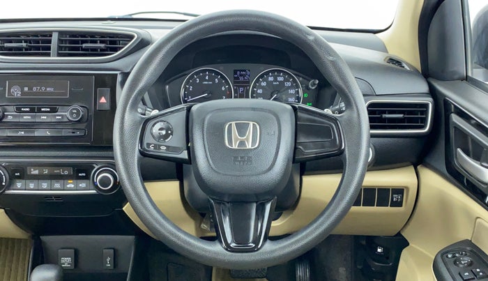 2018 Honda Amaze 1.2 V CVT I VTEC, Petrol, Automatic, 14,682 km, Steering Wheel Close Up