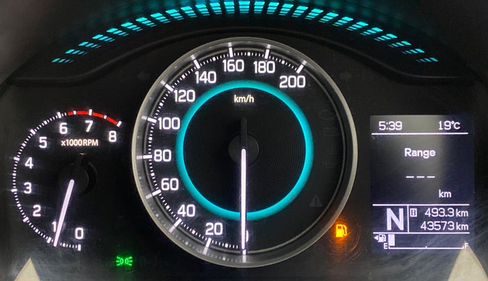 2018 Maruti IGNIS ALPHA 1.2 K12 AMT, Petrol, Automatic, 43,617 km, Odometer Image