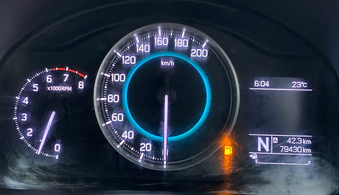 2018 Maruti IGNIS DELTA 1.2 K12 AMT, Petrol, Automatic, 79,469 km, Odometer Image
