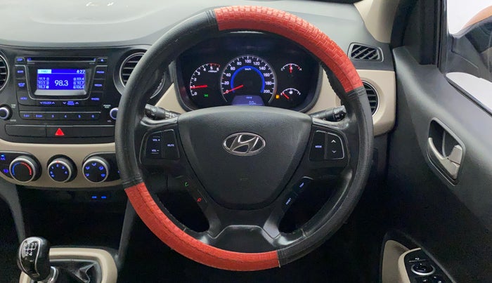 2014 Hyundai Grand i10 ASTA 1.1 CRDI (O), Diesel, Manual, 97,689 km, Steering Wheel Close Up