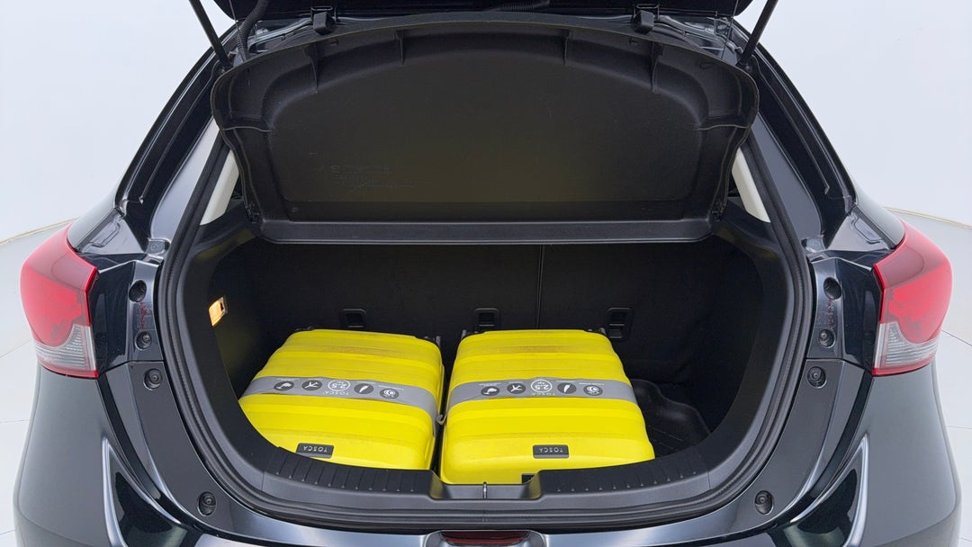 Boot Inside View with Luggage