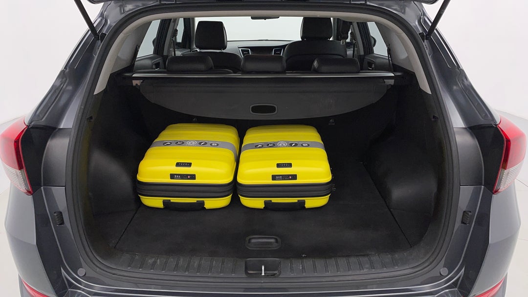 Boot Inside View with Luggage