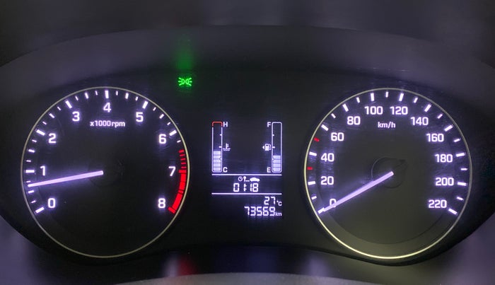 2015 Hyundai Elite i20 SPORTZ 1.2, Petrol, Manual, 73,672 km, Odometer Image