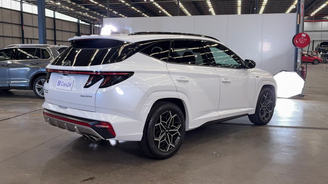 2022 Hyundai Tucson Highlander N Line (AWD), Automatic, 33629 km, Right Back Diagonal (45- Degree) View