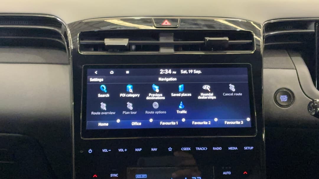 2022 Hyundai Tucson Highlander N Line (AWD), Automatic, 33629 km, Infotainment System