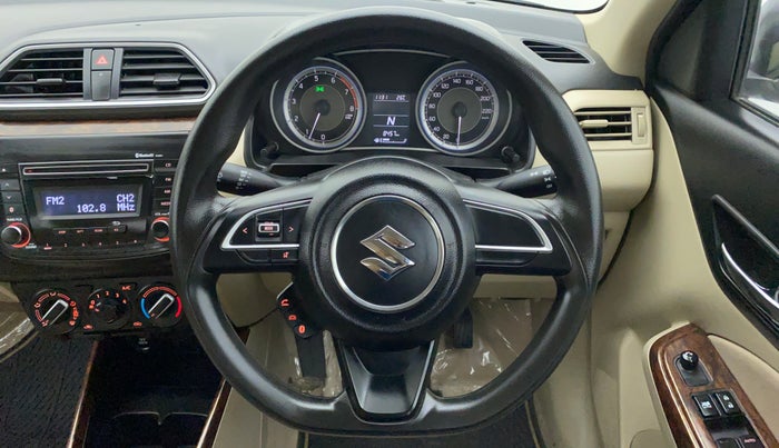 2020 Maruti Dzire VXI AMT, Petrol, Automatic, 8,518 km, Steering Wheel Close Up