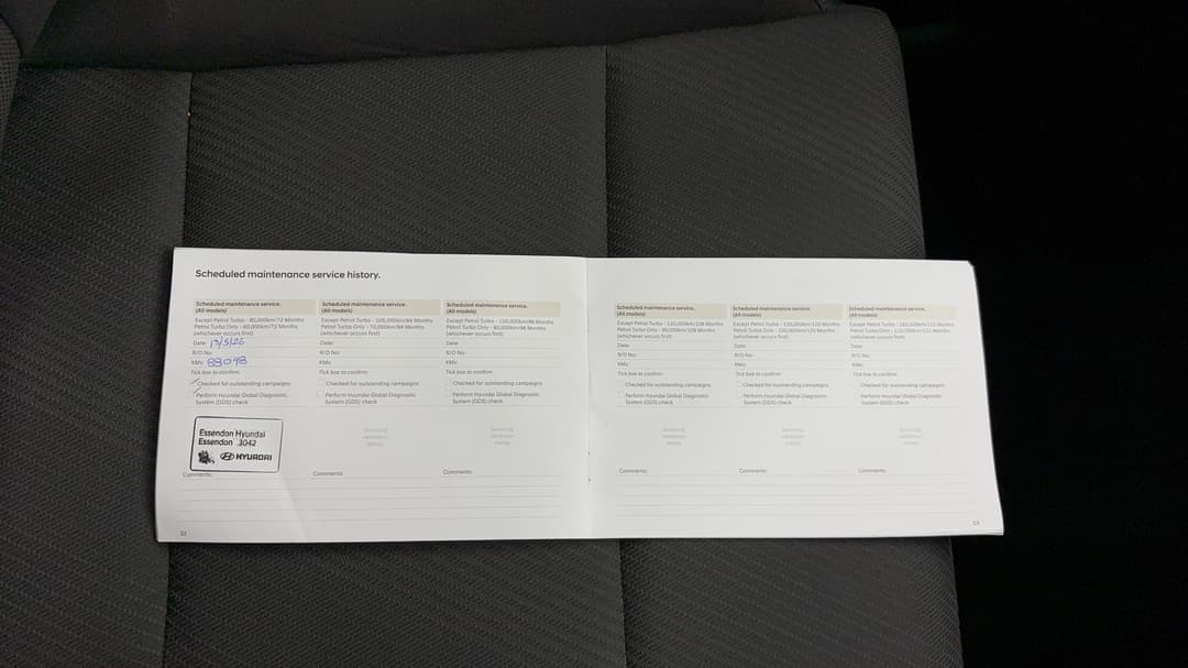 2020 Hyundai Tucson Active (2WD), Automatic, 89386 km, Service History