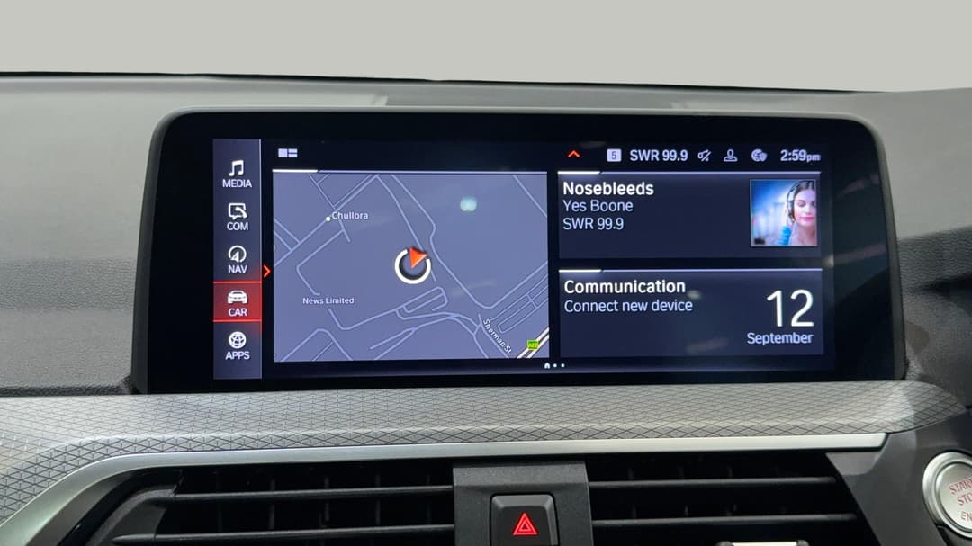2021 BMW X3 xDrive30i M Sport, Automatic, 58667 km, Infotainment System