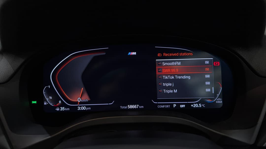 2021 BMW X3 xDrive30i M Sport, Automatic, 58667 km, Odometer View