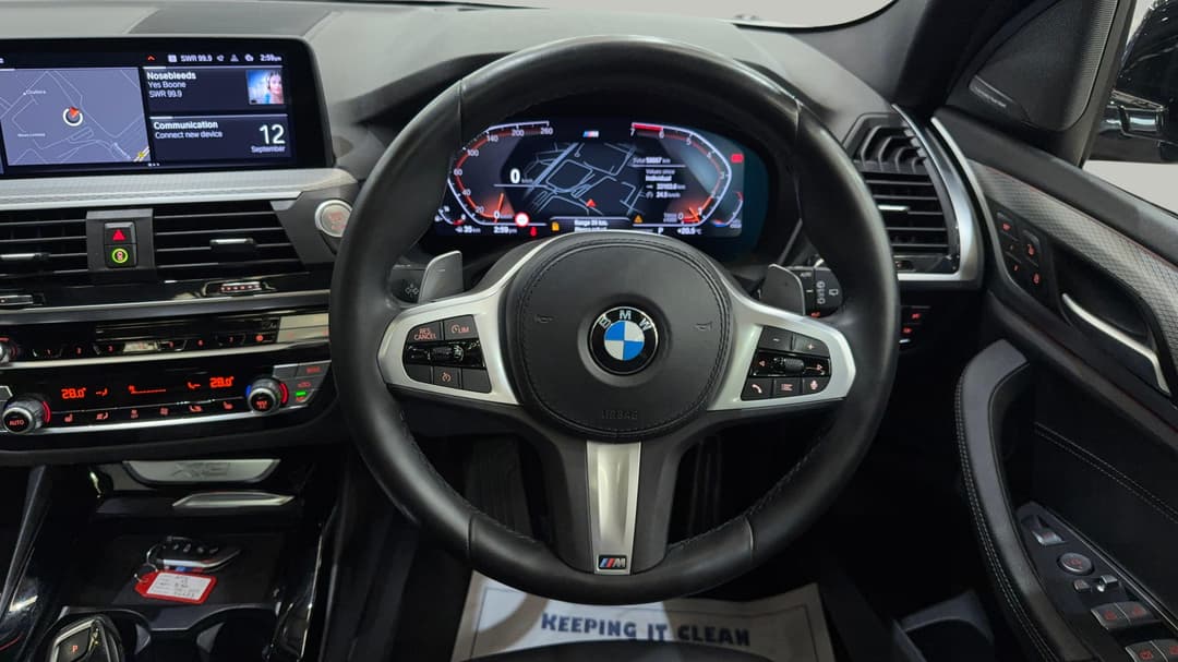 2021 BMW X3 xDrive30i M Sport, Automatic, 58667 km, Steering Wheel Close-up