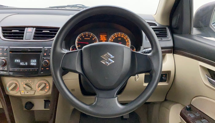 2013 Maruti Swift Dzire VXI, Petrol, Manual, 1,06,215 km, Steering Wheel Close Up